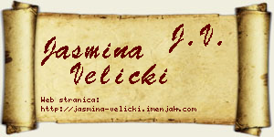 Jasmina Velicki vizit kartica